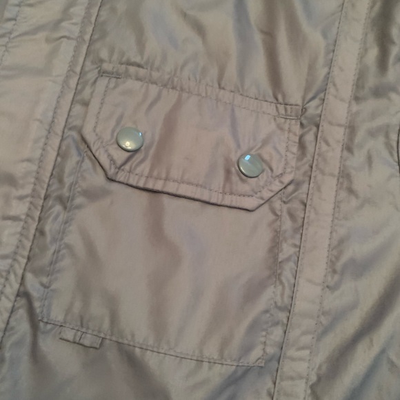 Bass Pro Shops vintage retro gray lightweight jacket. Nylon zip - Picture 7 of 7